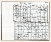 Buchanan County Map, Iowa State Atlas 1930c